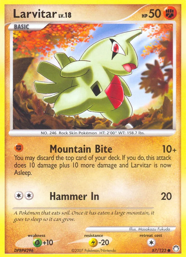 Larvitar · Mysterious Treasures