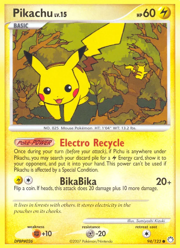 Pikachu · Mysterious Treasures