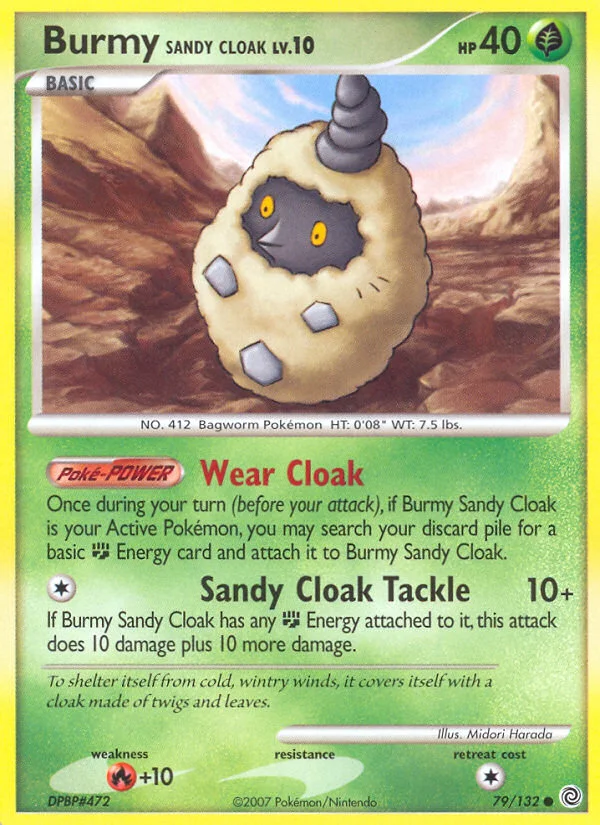 Burmy Sandy Cloak · Secret Wonders