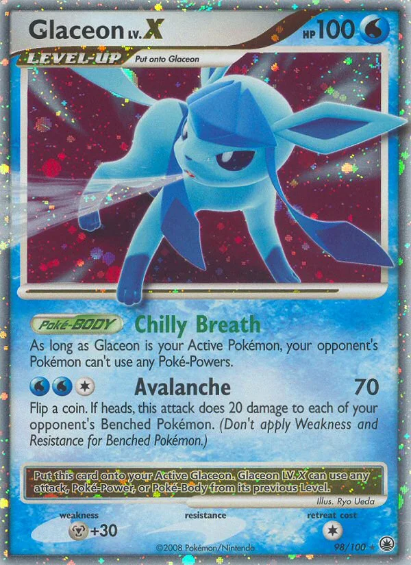 Glaceon LV.X · Majestic Dawn