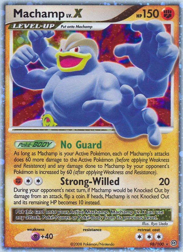 Machamp LV.X · Stormfront