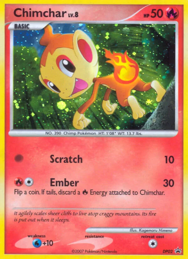 Chimchar · DP Black Star Promos