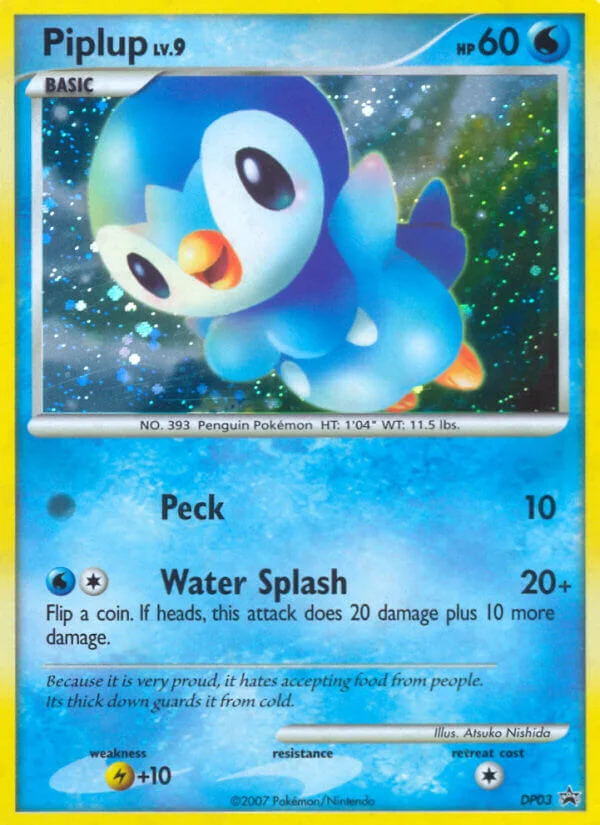 Piplup · DP Black Star Promos