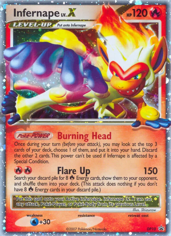 Infernape LV.X · DP Black Star Promos