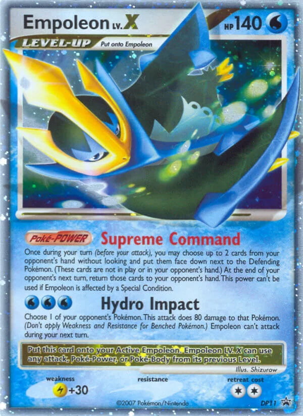 Empoleon LV.X · DP Black Star Promos