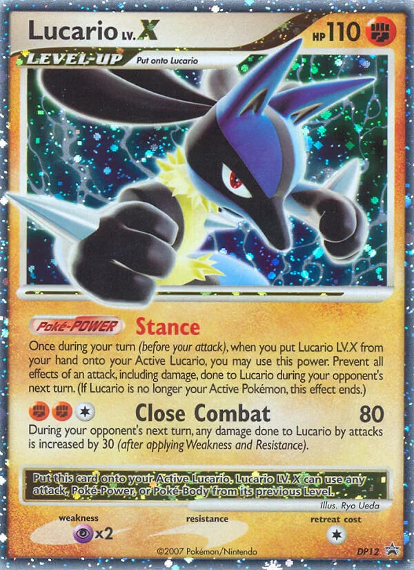 Lucario LV.X · DP Black Star Promos