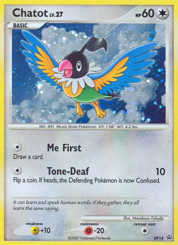 Chatot · DP Black Star Promos