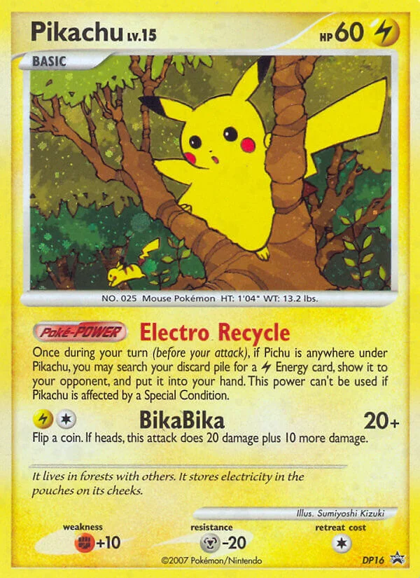 Pikachu · DP Black Star Promos