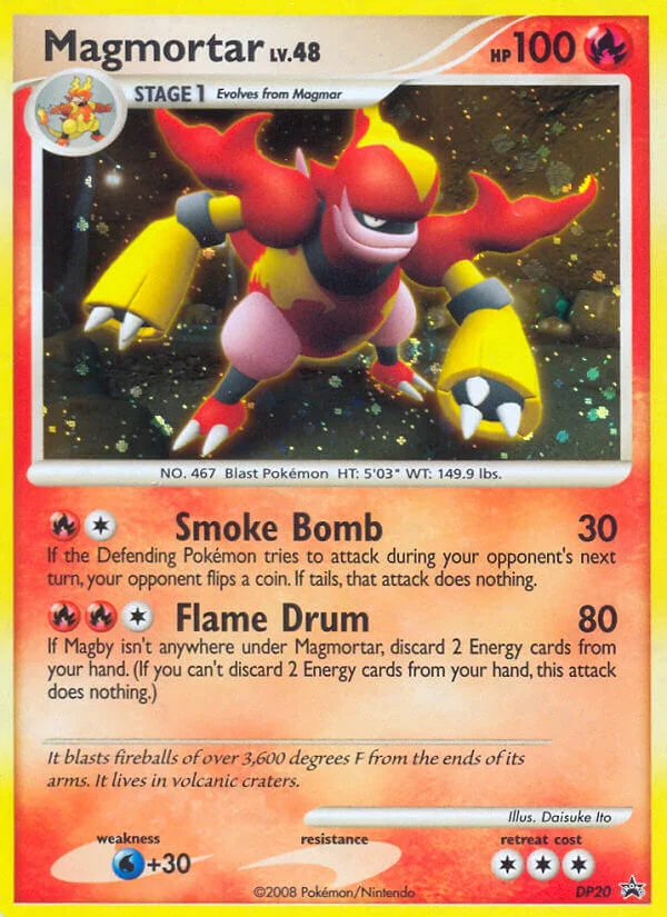 Magmortar · DP Black Star Promos