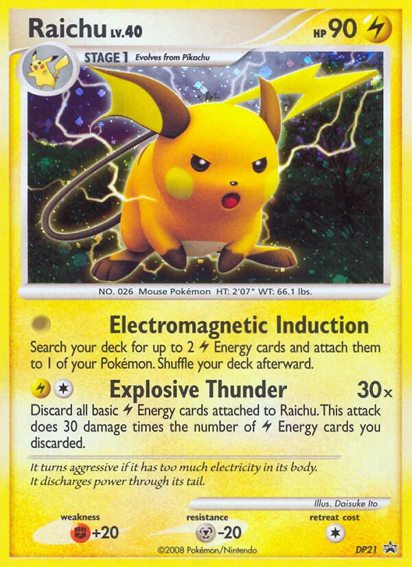 Raichu · DP Black Star Promos