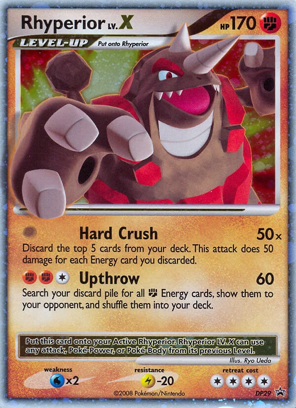 Rhyperior LV.X · DP Black Star Promos