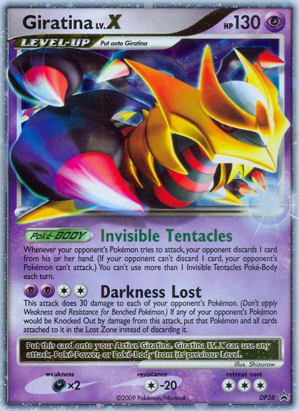 Giratina LV.X · DP Black Star Promos