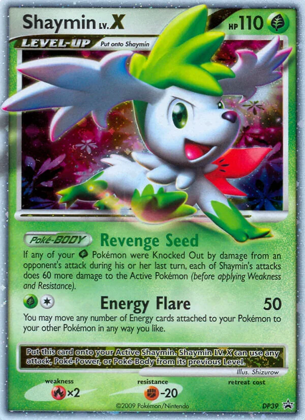 Shaymin LV.X · DP Black Star Promos