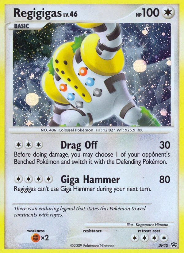 Regigigas · DP Black Star Promos