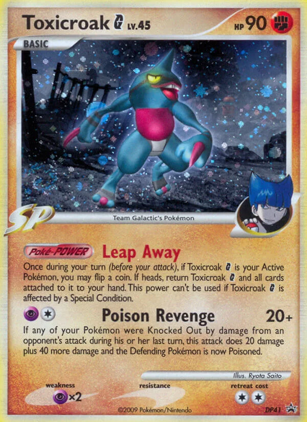 Toxicroak G · DP Black Star Promos
