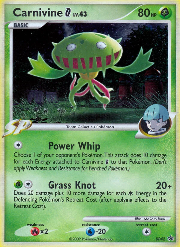 Carnivine G · DP Black Star Promos
