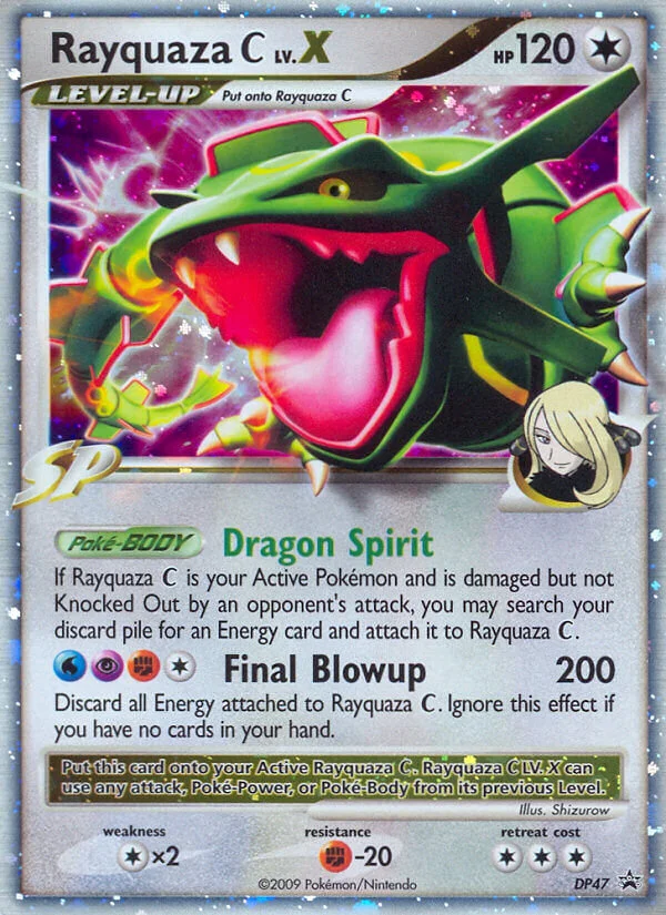 Rayquaza C LV.X · DP Black Star Promos