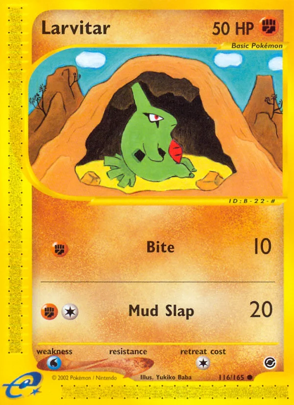 Larvitar · Expedition Base Set