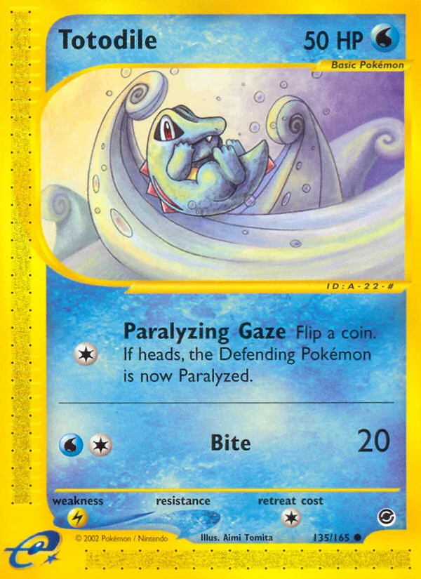 Totodile · Expedition Base Set