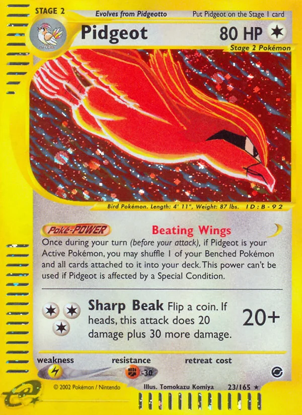 Pidgeot · Expedition Base Set