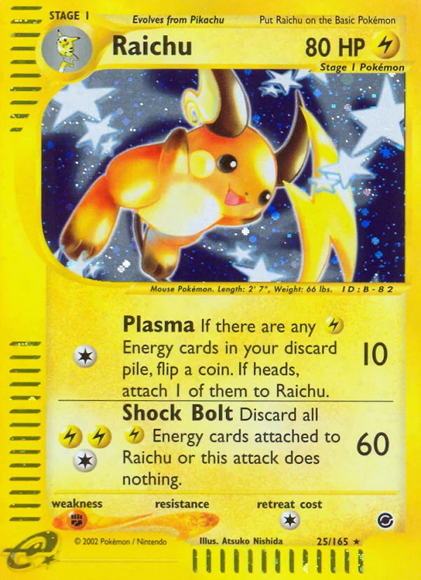 Raichu · Expedition Base Set