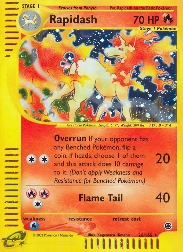 Rapidash · Expedition Base Set