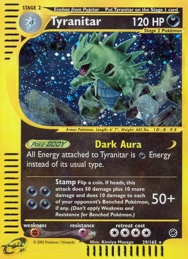 Tyranitar · Expedition Base Set
