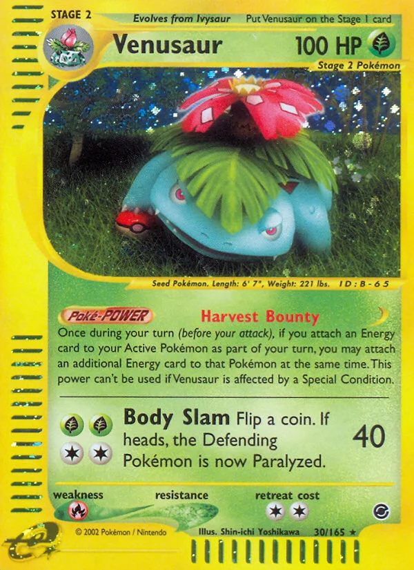 Venusaur · Expedition Base Set