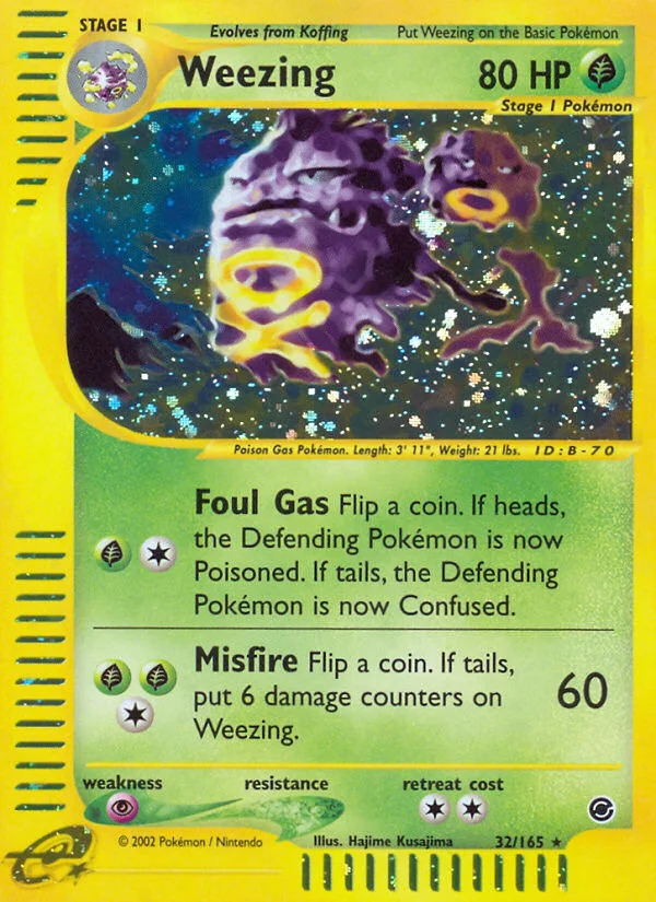 Weezing · Expedition Base Set