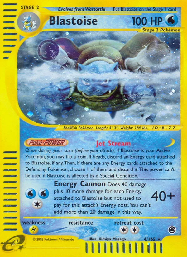 Blastoise · Expedition Base Set