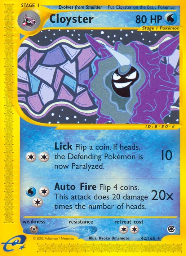 Cloyster · Expedition Base Set
