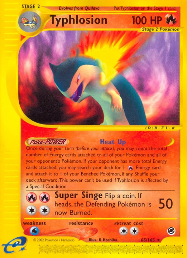Typhlosion · Expedition Base Set