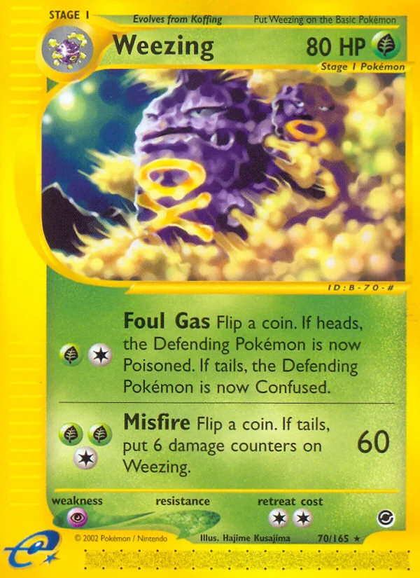 Weezing · Expedition Base Set