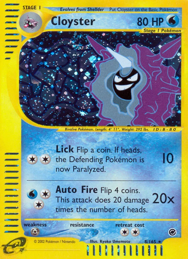 Cloyster · Expedition Base Set