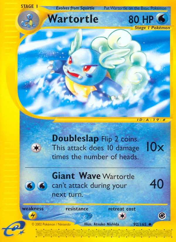 Wartortle · Expedition Base Set
