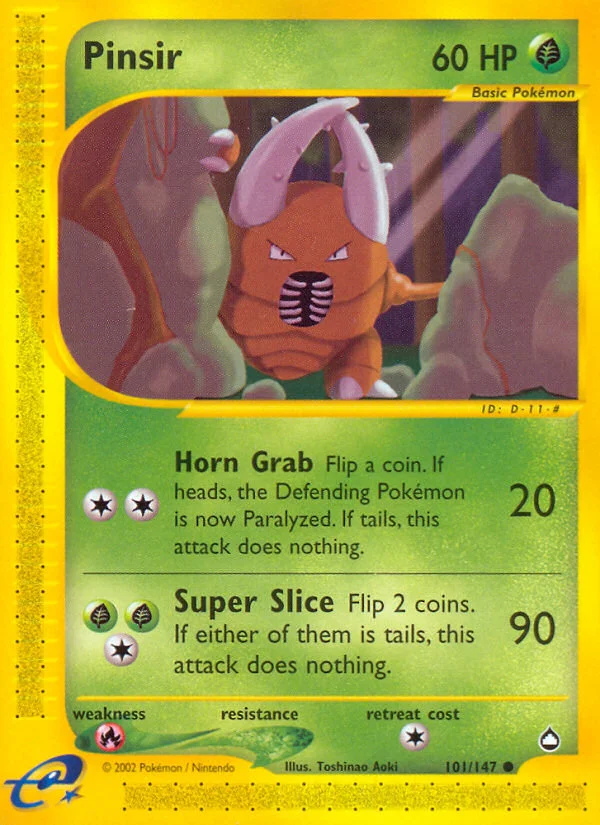 Pinsir · Aquapolis