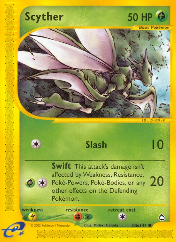 Scyther · Aquapolis
