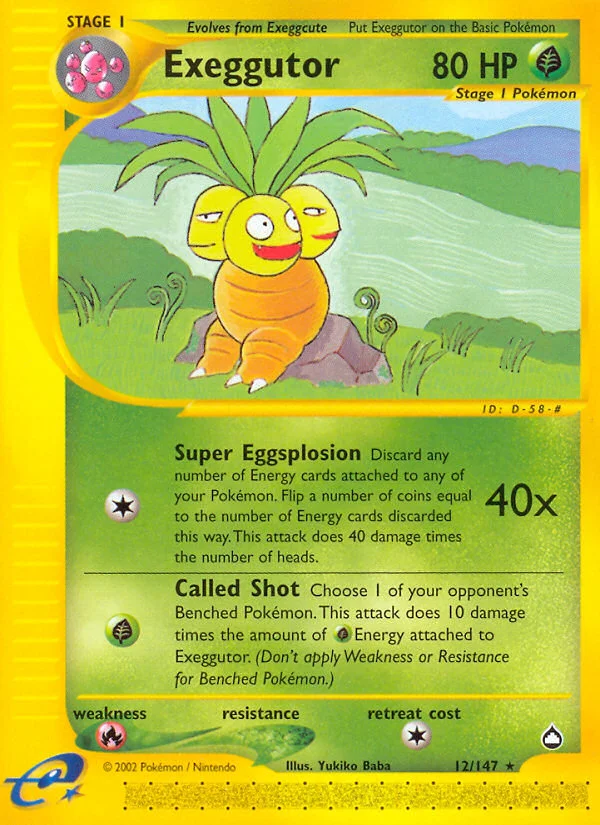 Exeggutor · Aquapolis