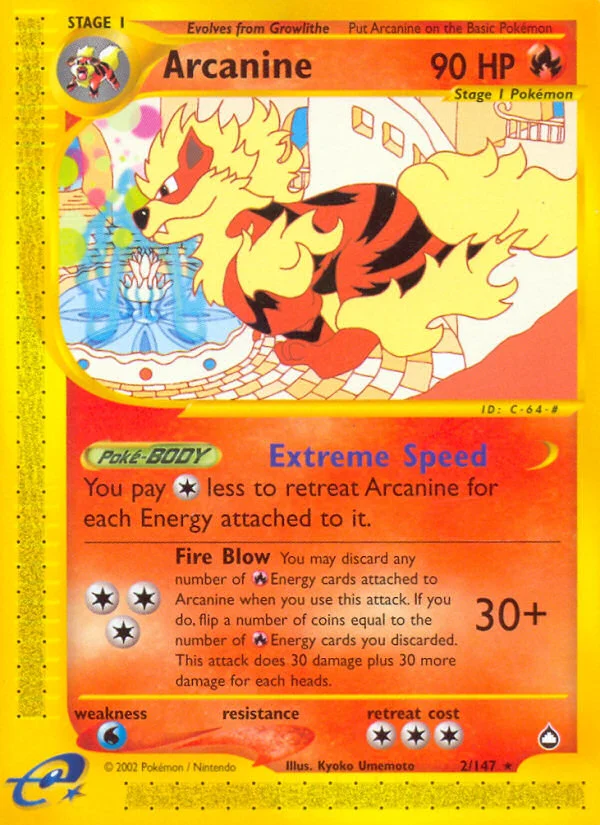 Arcanine · Aquapolis