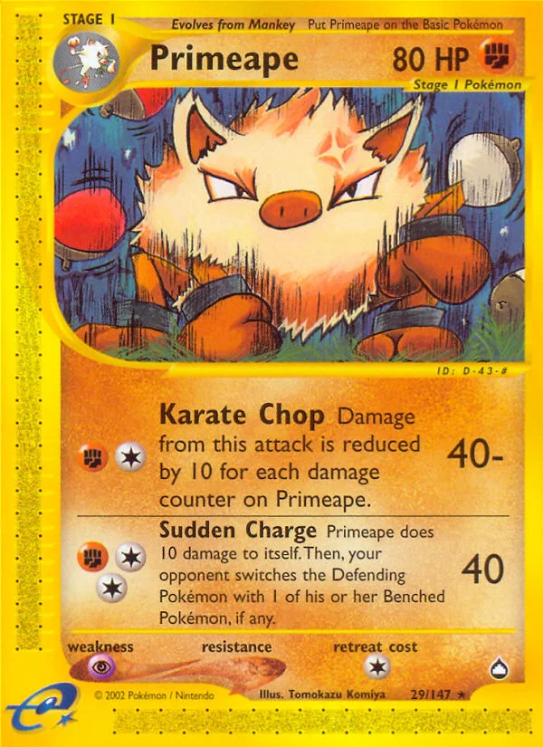 Primeape · Aquapolis