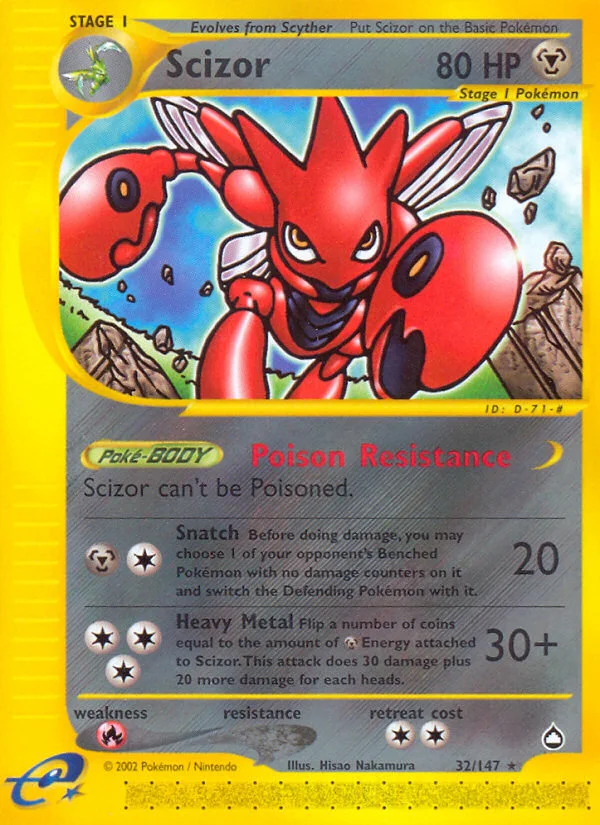 Scizor · Aquapolis