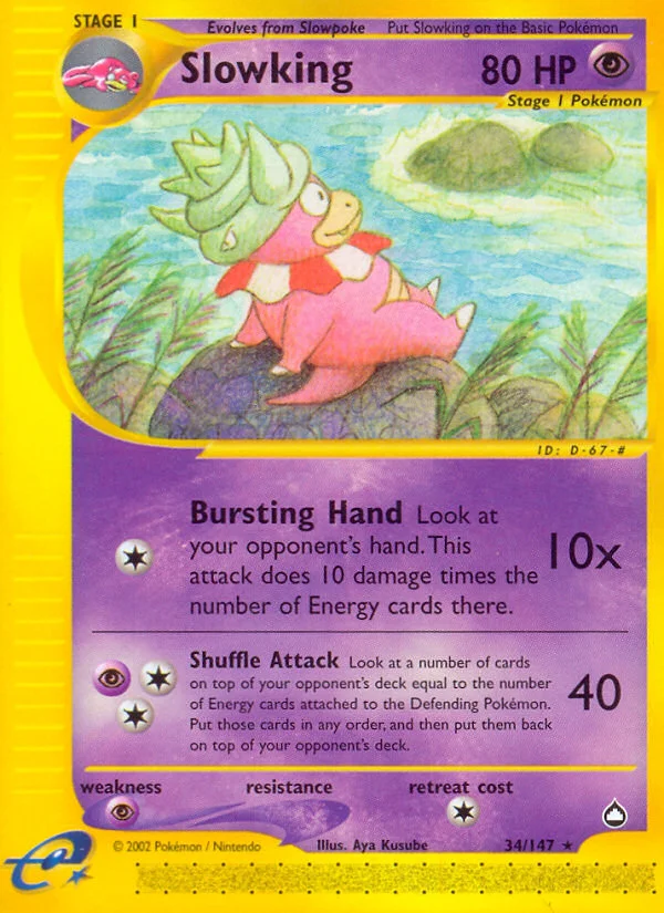 Slowking · Aquapolis