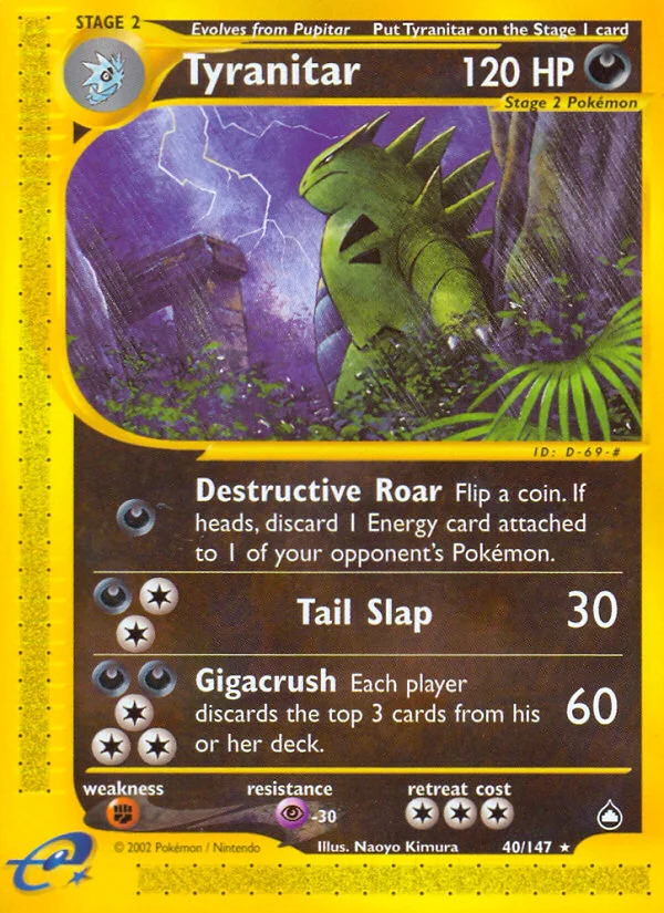 Tyranitar · Aquapolis