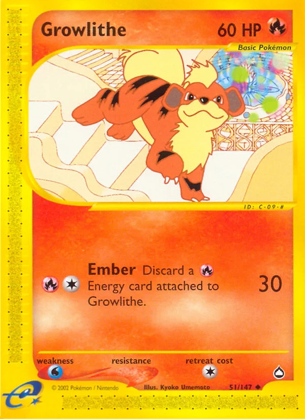 Growlithe · Aquapolis