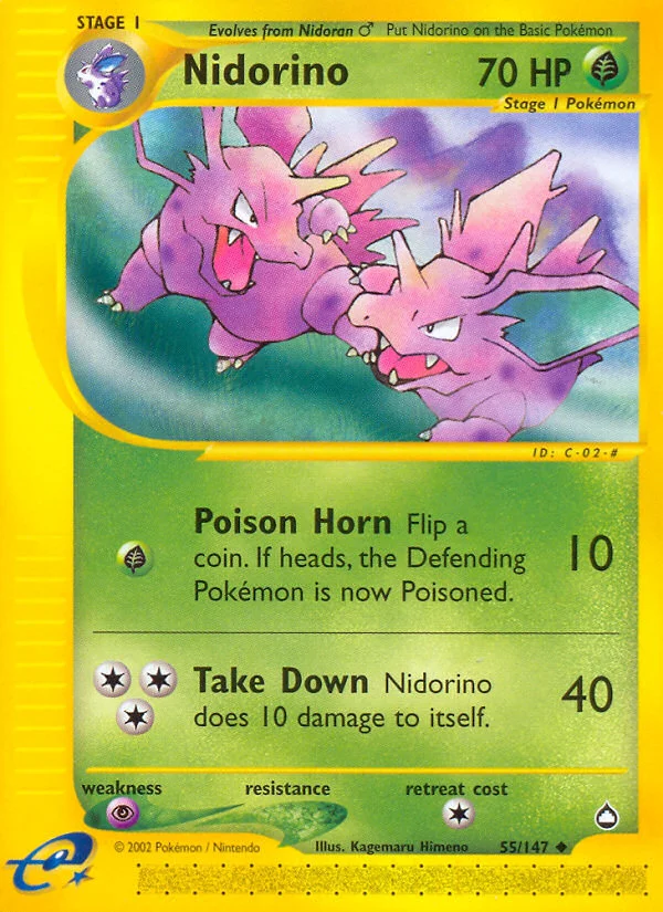 Nidorino · Aquapolis