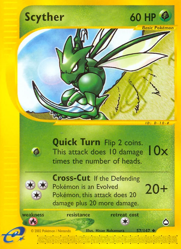 Scyther · Aquapolis