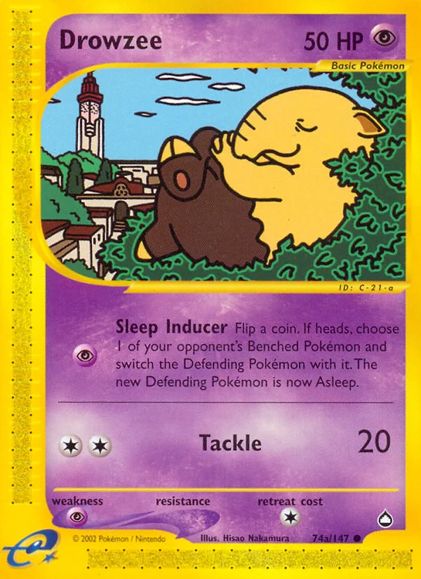 Drowzee · Aquapolis