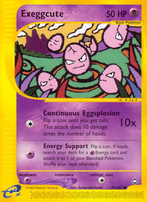 Exeggcute · Aquapolis