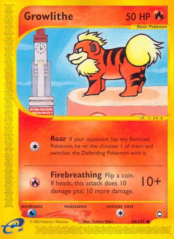 Growlithe · Aquapolis