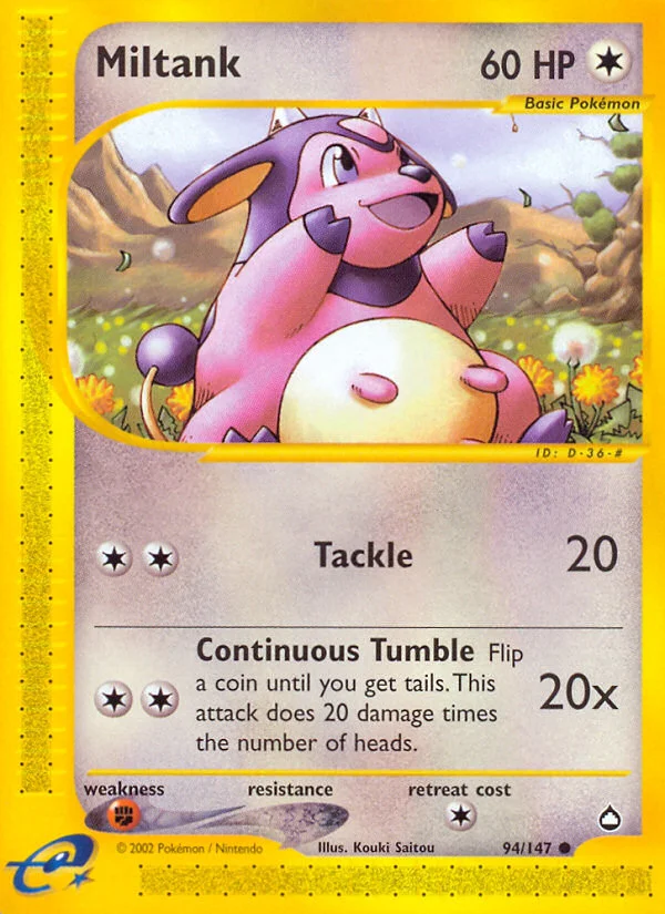 Miltank · Aquapolis